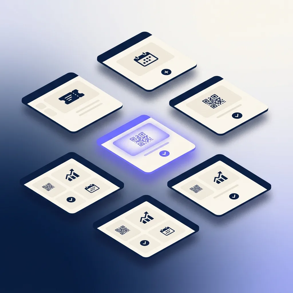 Sei logo di piattaforme di biglietteria online affiancati in una griglia di confronto