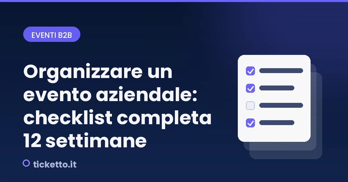 Sala convention aziendale con palco, schermo LED e platea di partecipanti corporate